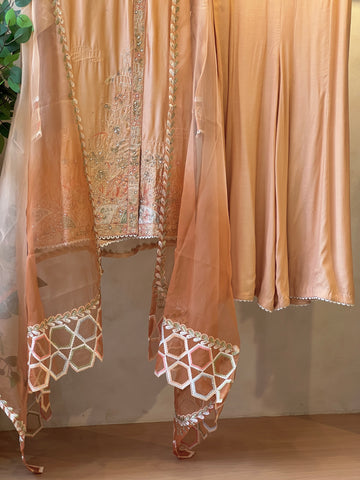 Dhanak Three piece luxurious suit DL-0330