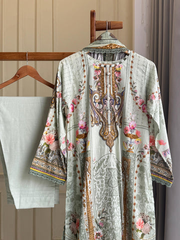 Jade Casual Fit Lawn Suit- 3452