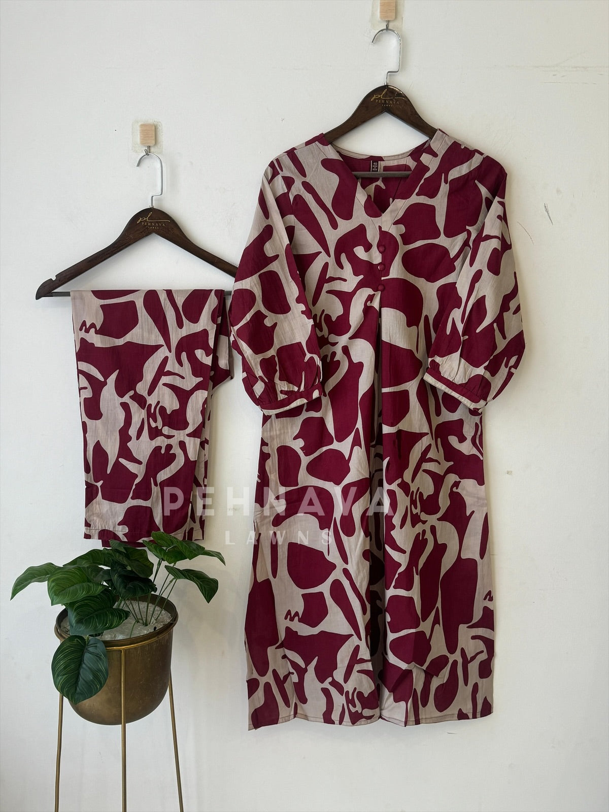 Printed Co-Ord Set-18707 - Pehnava Lawns
