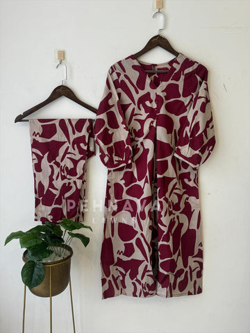 Printed Co-Ord Set-18707 - Pehnava Lawns