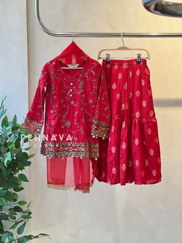 Kids sharara party wear -ready to wear