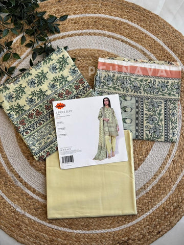 Premium Khaadi Printed Lawn Suit - Pehnava Lawns