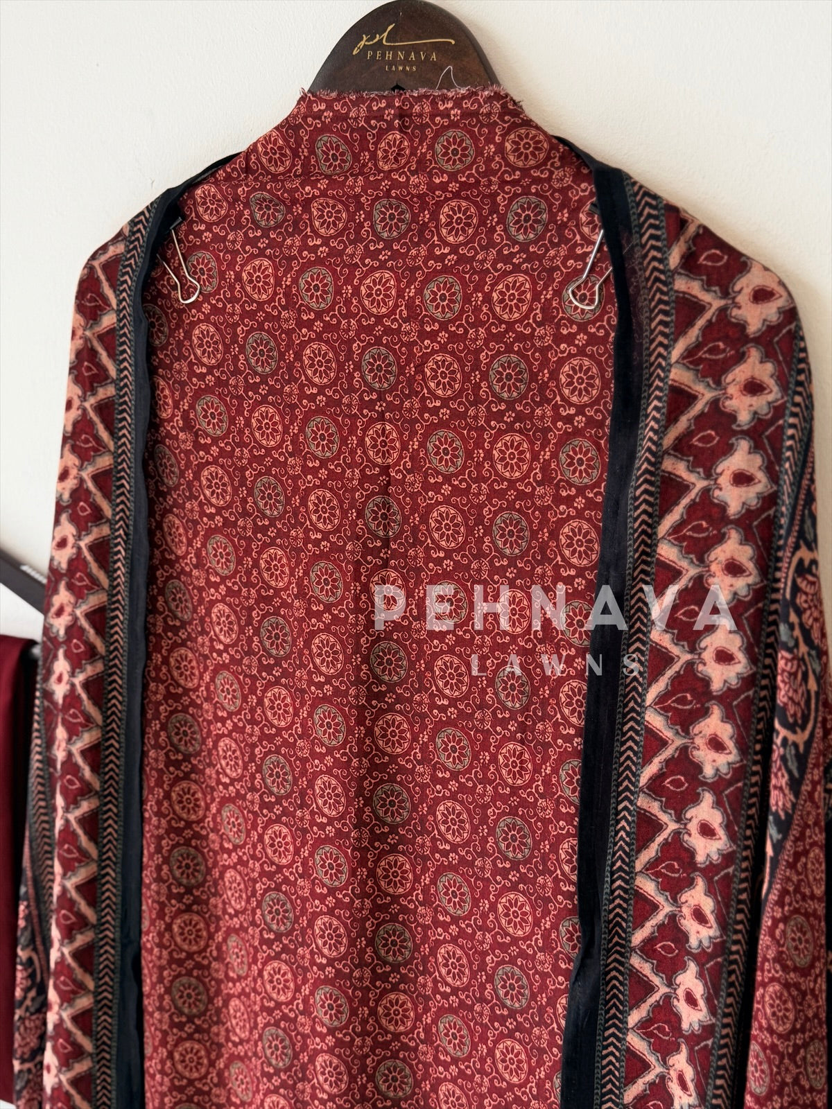 Ajrak Printed Unstitched Suit