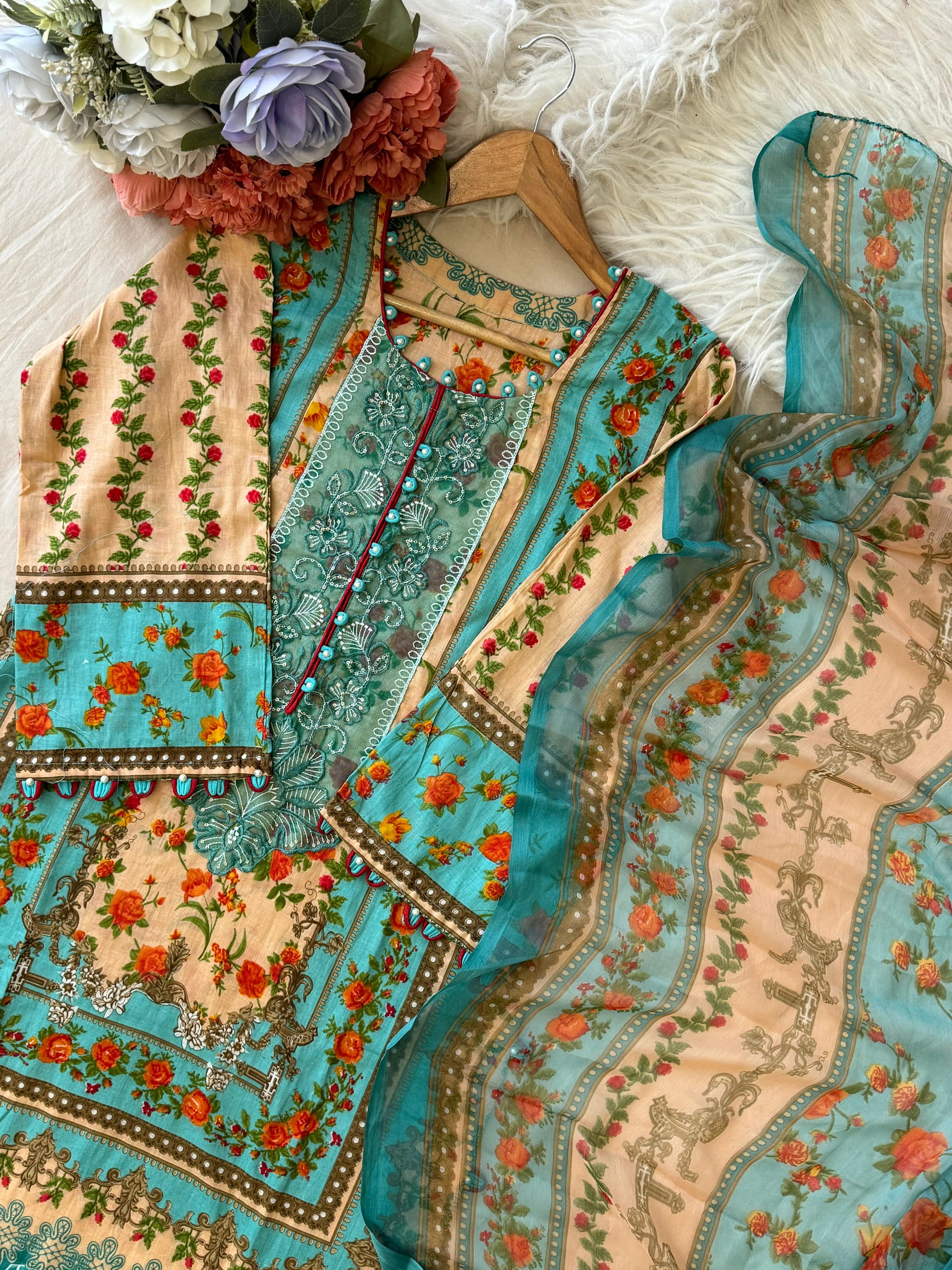 New Ready to Wear Printed Suit-6