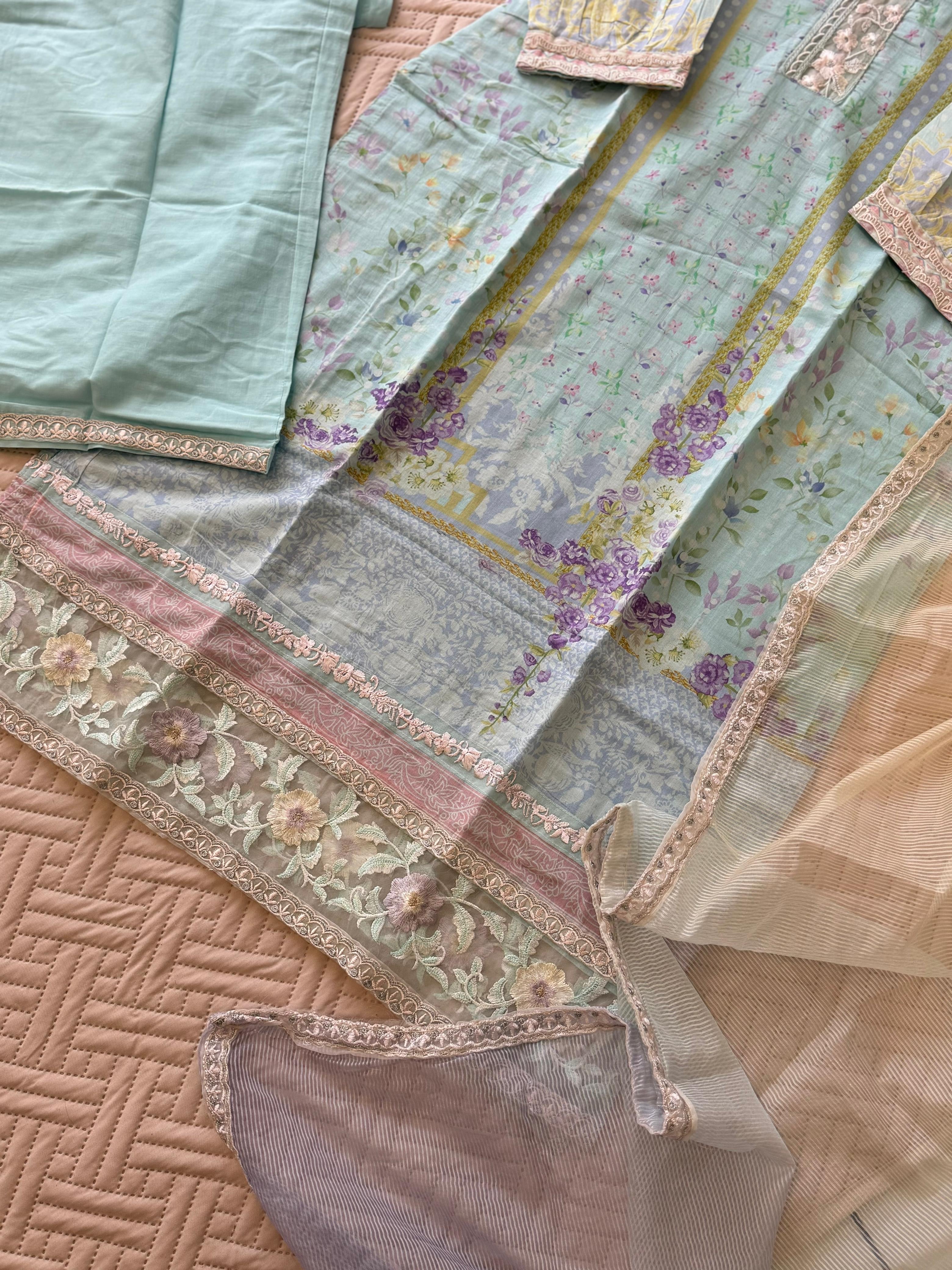 Cotton Printed Casual Suit-3