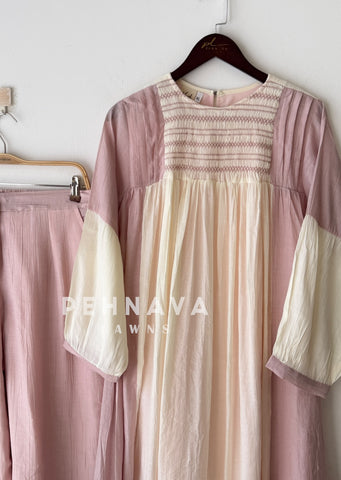Colour-Blocked Flared Co-ord Set 2197