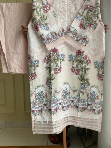 Embroidered Floral Pakistani Suit-7