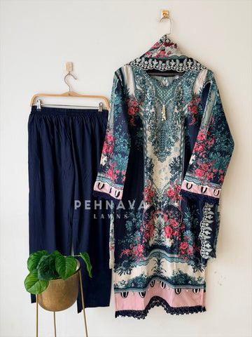 Embroidered Casual Ready To Wear Suit-408