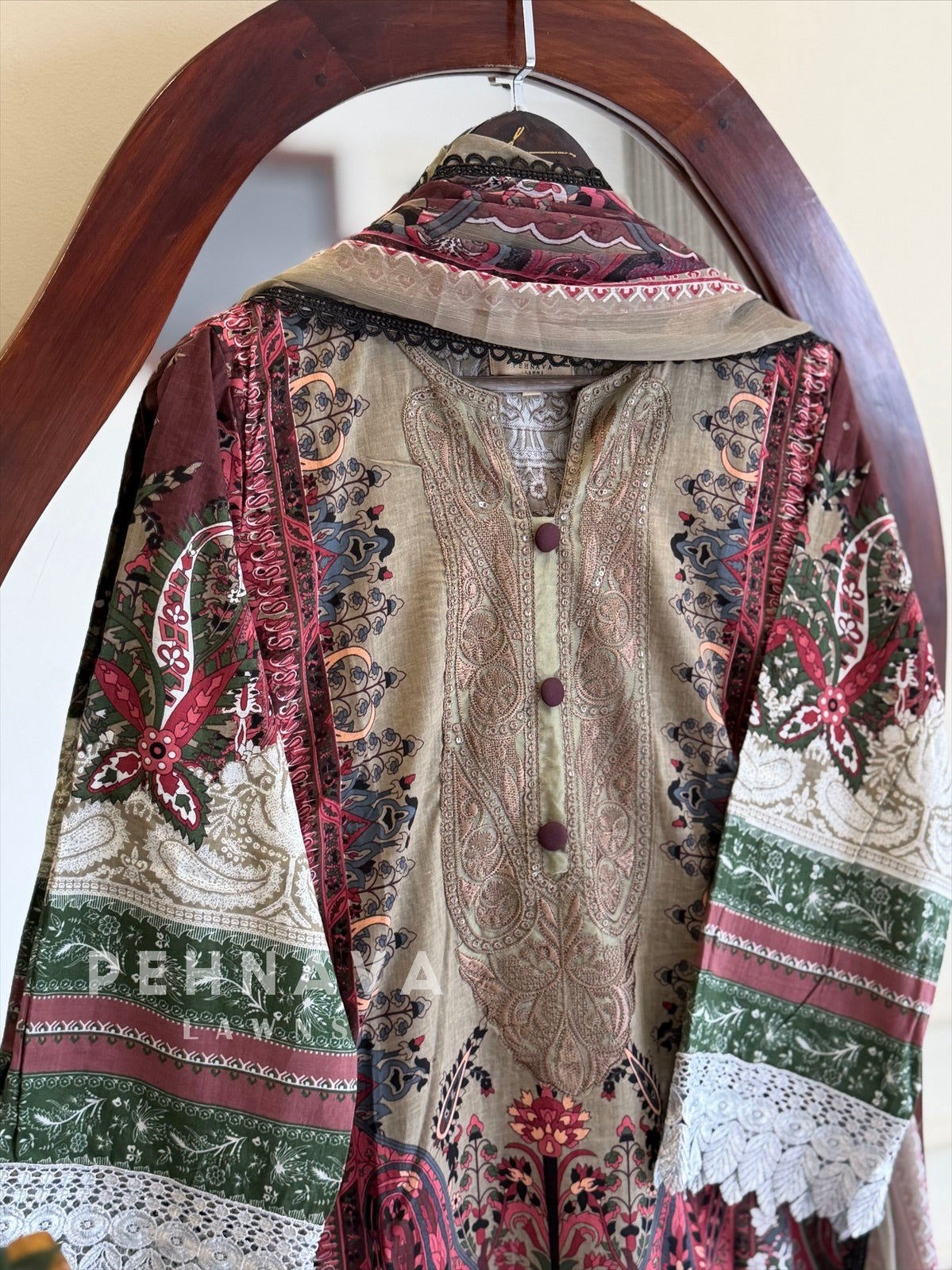 Printed Stitched Suit 1751