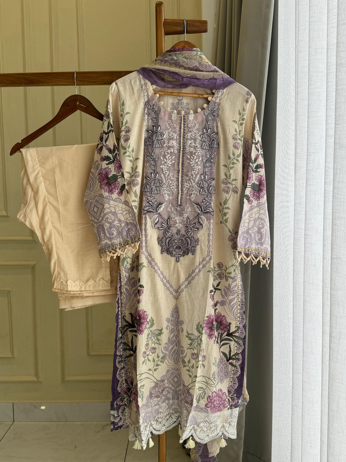 Casual Fit Cotton Suit-1