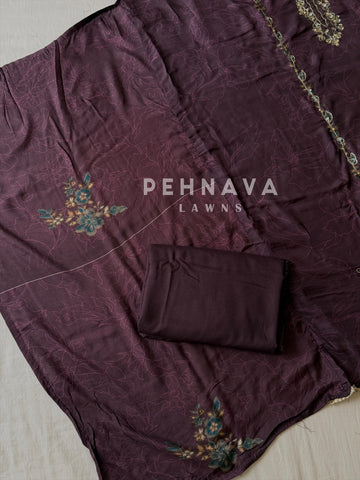 Muslin Unstitched Suit-KT-331-C