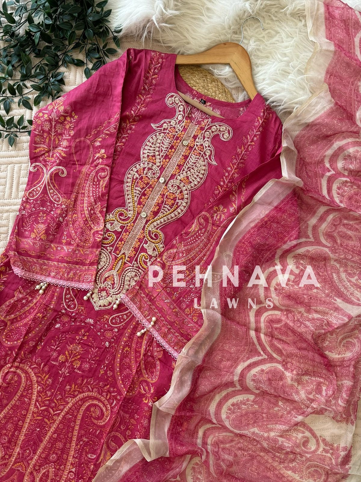 Cotton Printed Casual Suit-1276