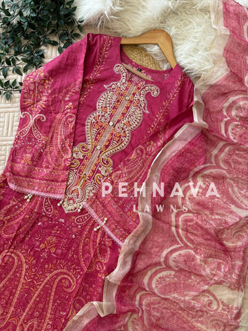 Cotton Printed Casual Suit-1276