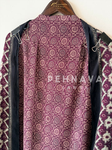 Ajrak Printed Unstitched Suit