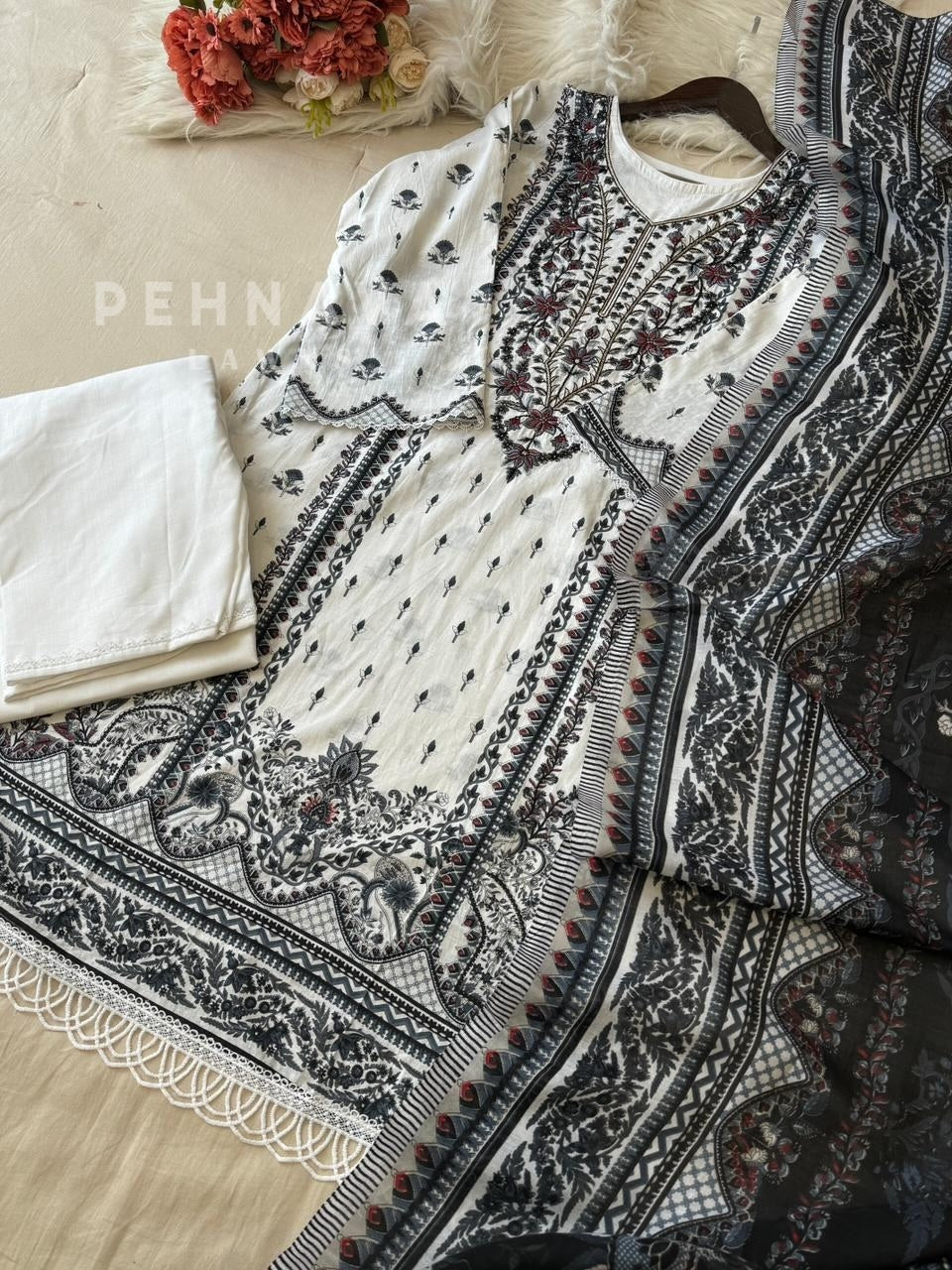 Cotton Three-Piece Set-941-008