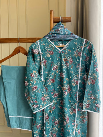 Cotton Printed Casual Suit Ft. Cotton Dupatta-3