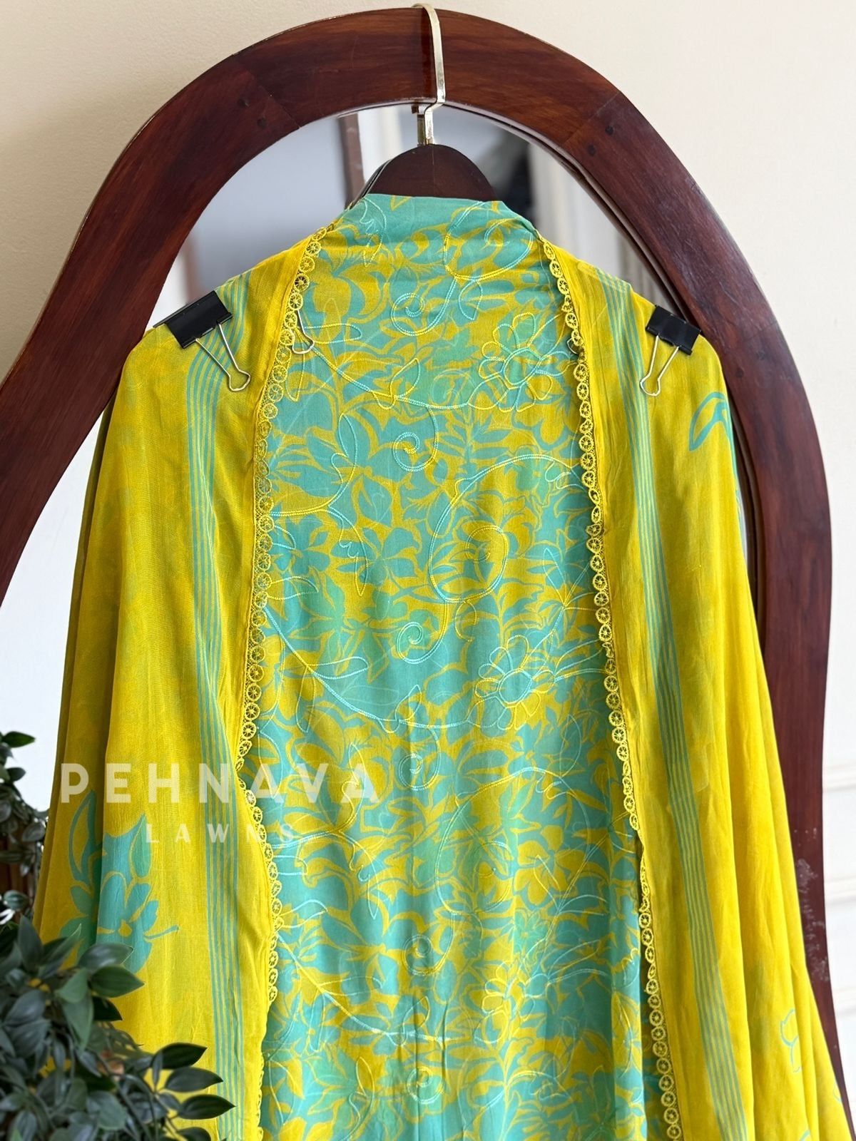 Floral Embroidered Unstitched Suit-4