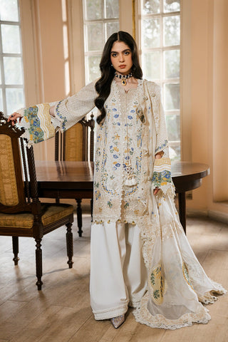 Sundas Ahad Premium Suit-OFF WHITE EL-08
