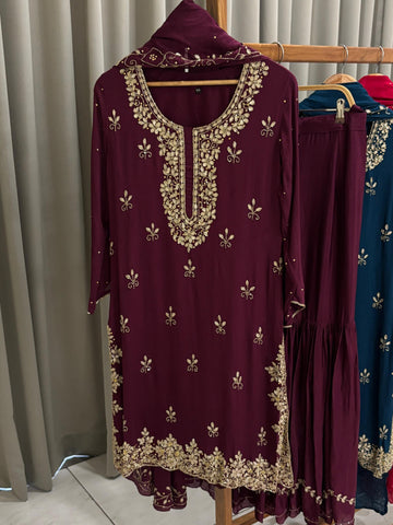 Chinnon Handworked suit-with color options-7482