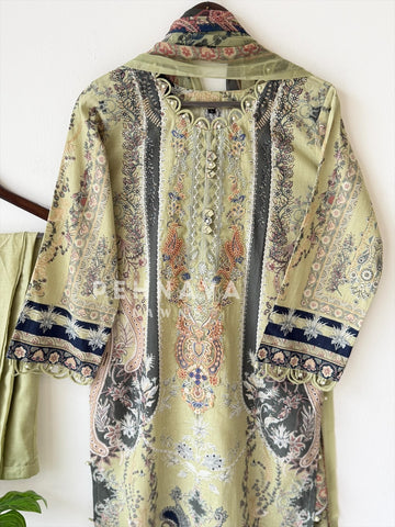 Classic Three Piece Suit-1671 - Pehnava Lawns
