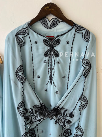 Classic Embroidered Farshi Salwar 7277
