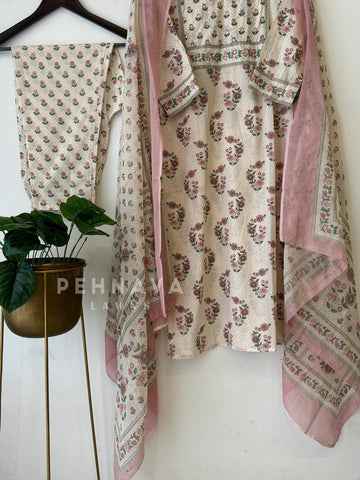 Printed Kurthi Suit Set-18709 - Pehnava Lawns