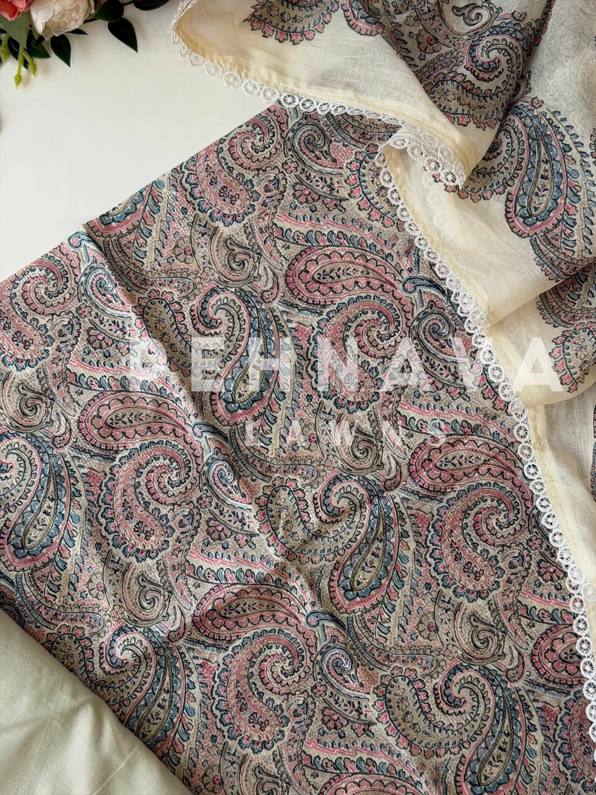 Paisley Printed Unstitched Suit 17192(6-7 Days Dispatching Time)