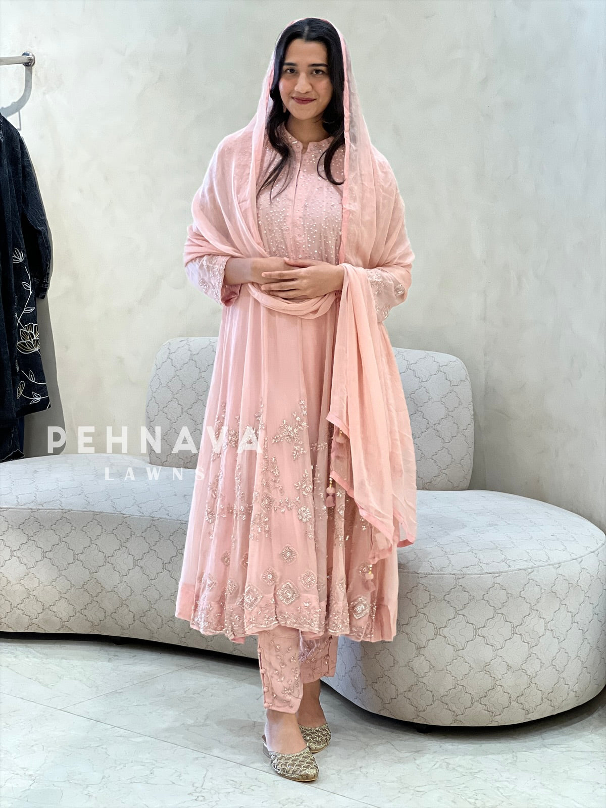Premium Handworked Anarkali suit