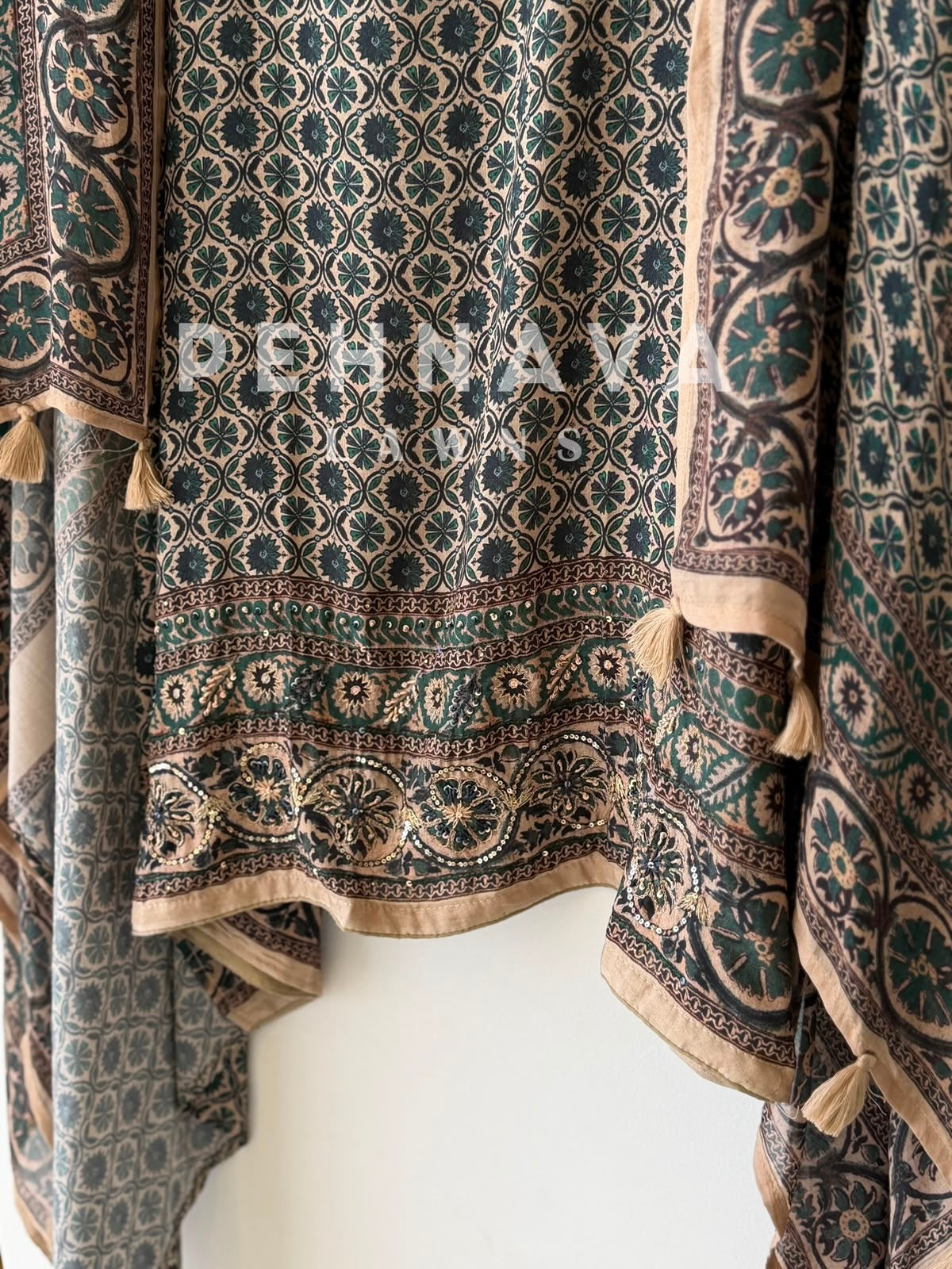 Ajrak Printed Unstitched Suit