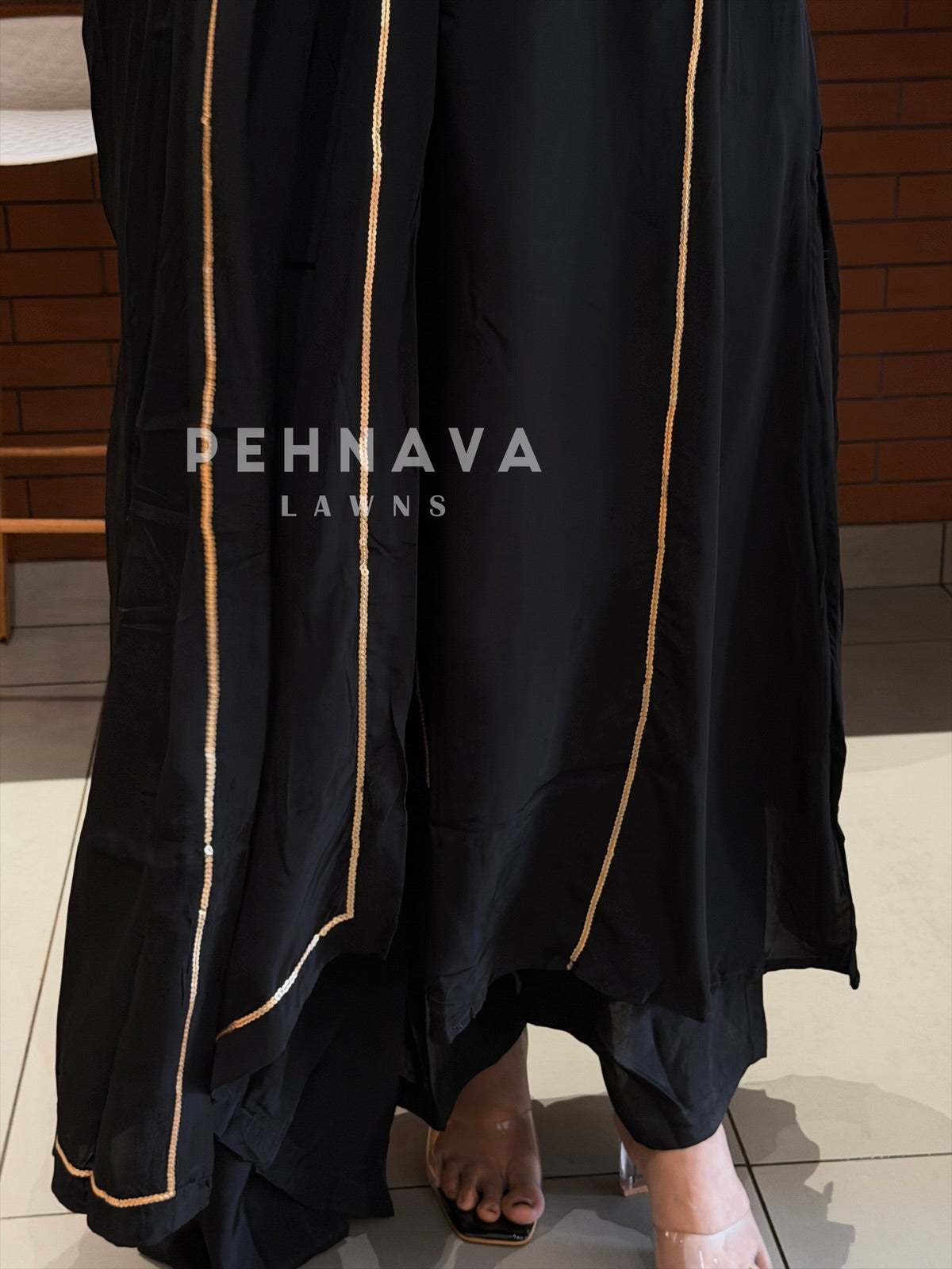 Panel Detailed Three Piece Ensemble 5032