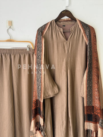 Pashmina Dupatta Suit Set-19746 - Pehnava Lawns