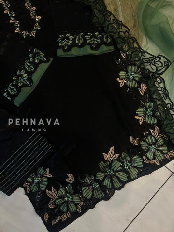 Sequin Detail Suit-1590 - Pehnava Lawns