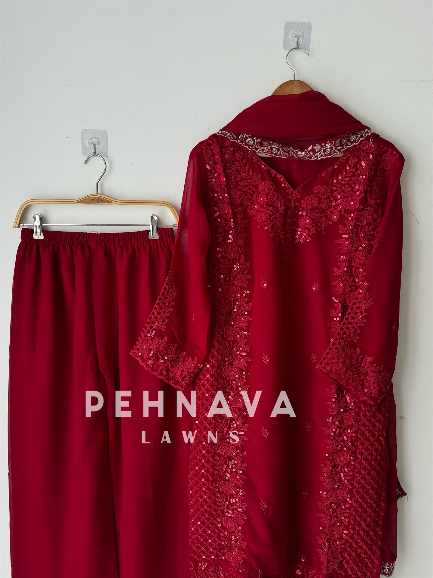 Georgette party wear suit-866