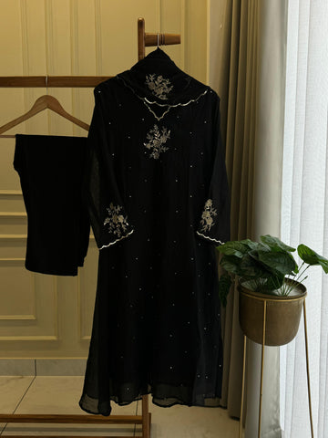 Premium Handworked Pure Mul-chandheri Suit