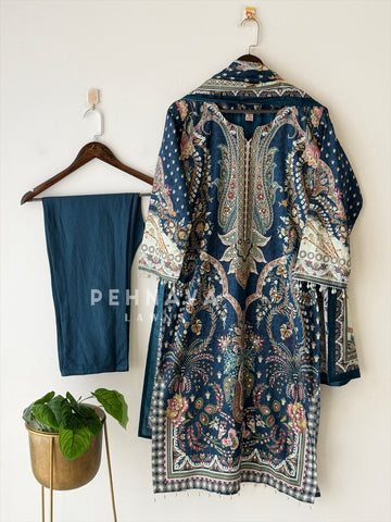 Casual Ready To Wear Printed Suit-13091