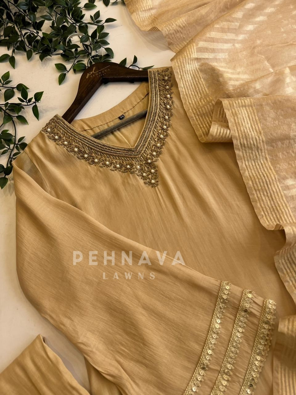 Pure Chanderi Classic Suit