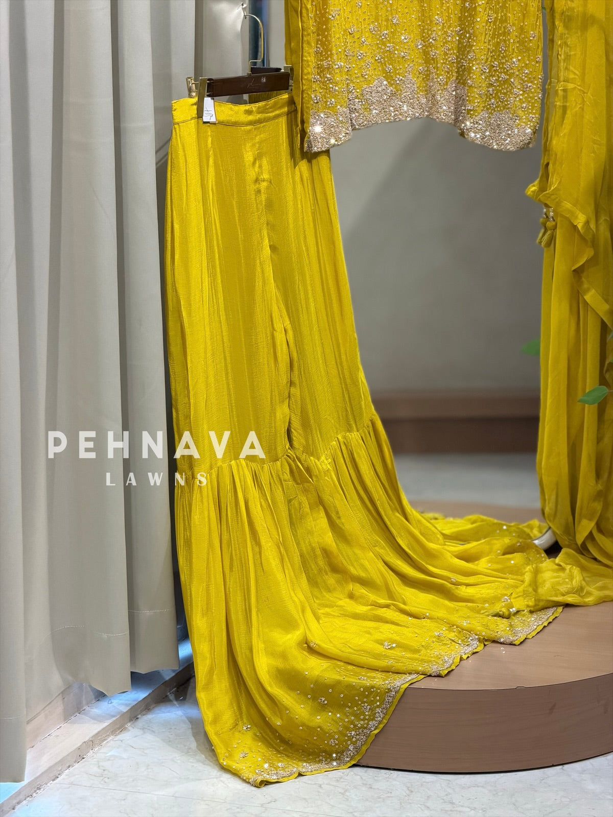 Premium Sequins Sharara Suit