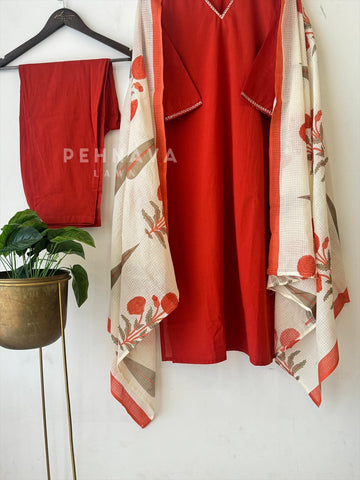 Printed Cotton Suit-3032 - Pehnava Lawns