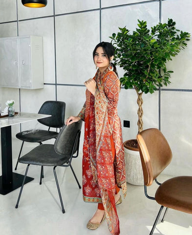 Shahnaaz cotton embroidered suit -3251/ 1042