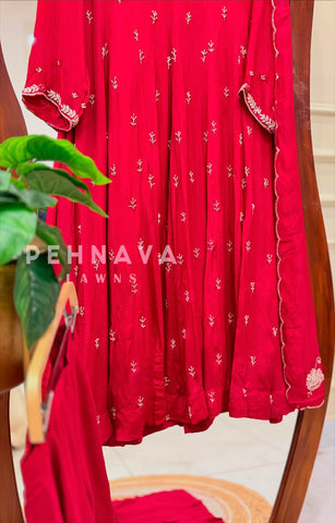 Handworked Anarkali Attire