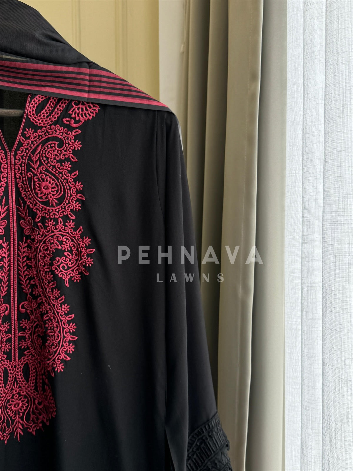 Imported Rayon Embroidered  Suit Set- LRC 258 - Pehnava Lawns