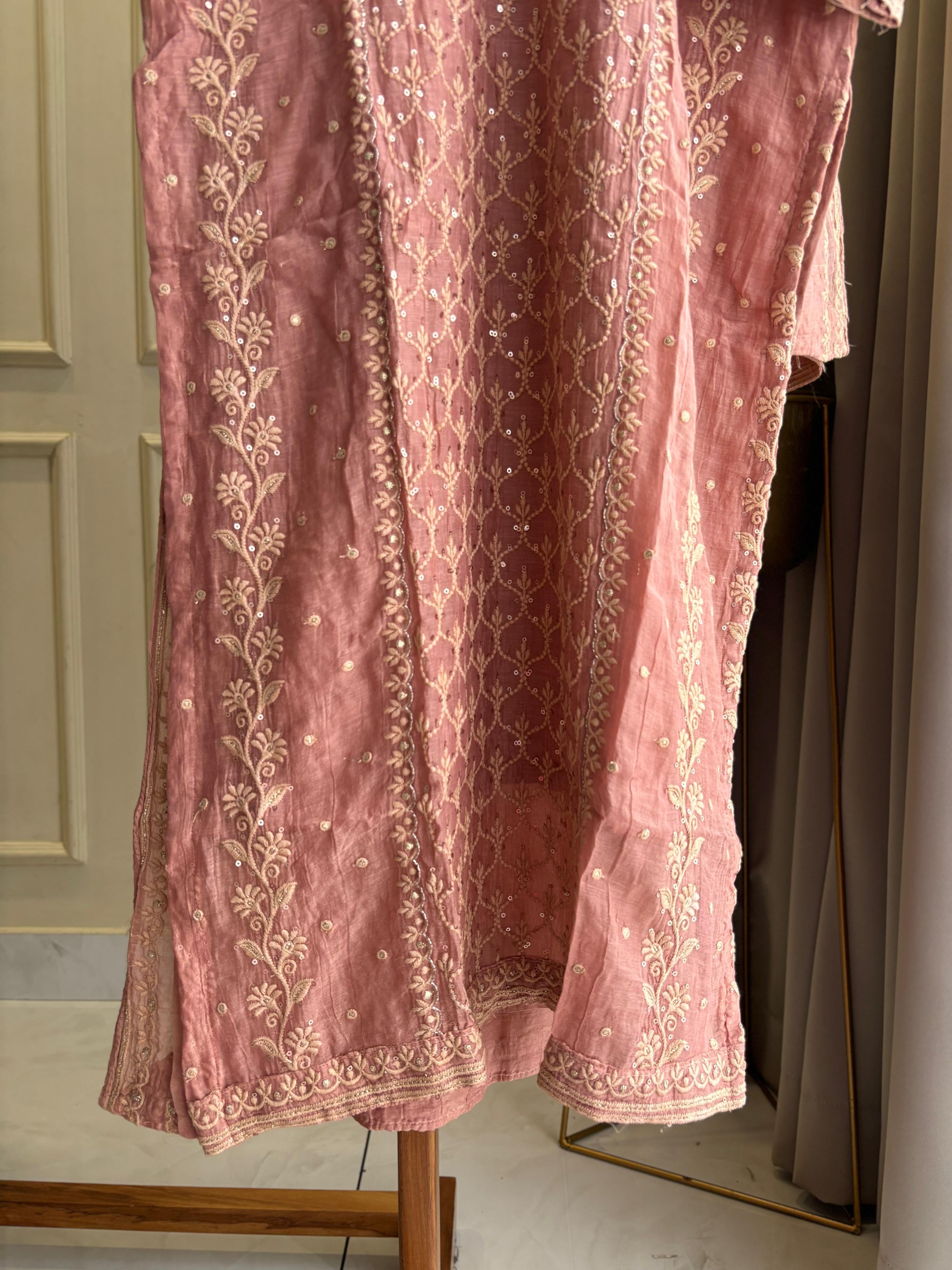 Stylish Embroidered Mulchandheri Suit - 4904