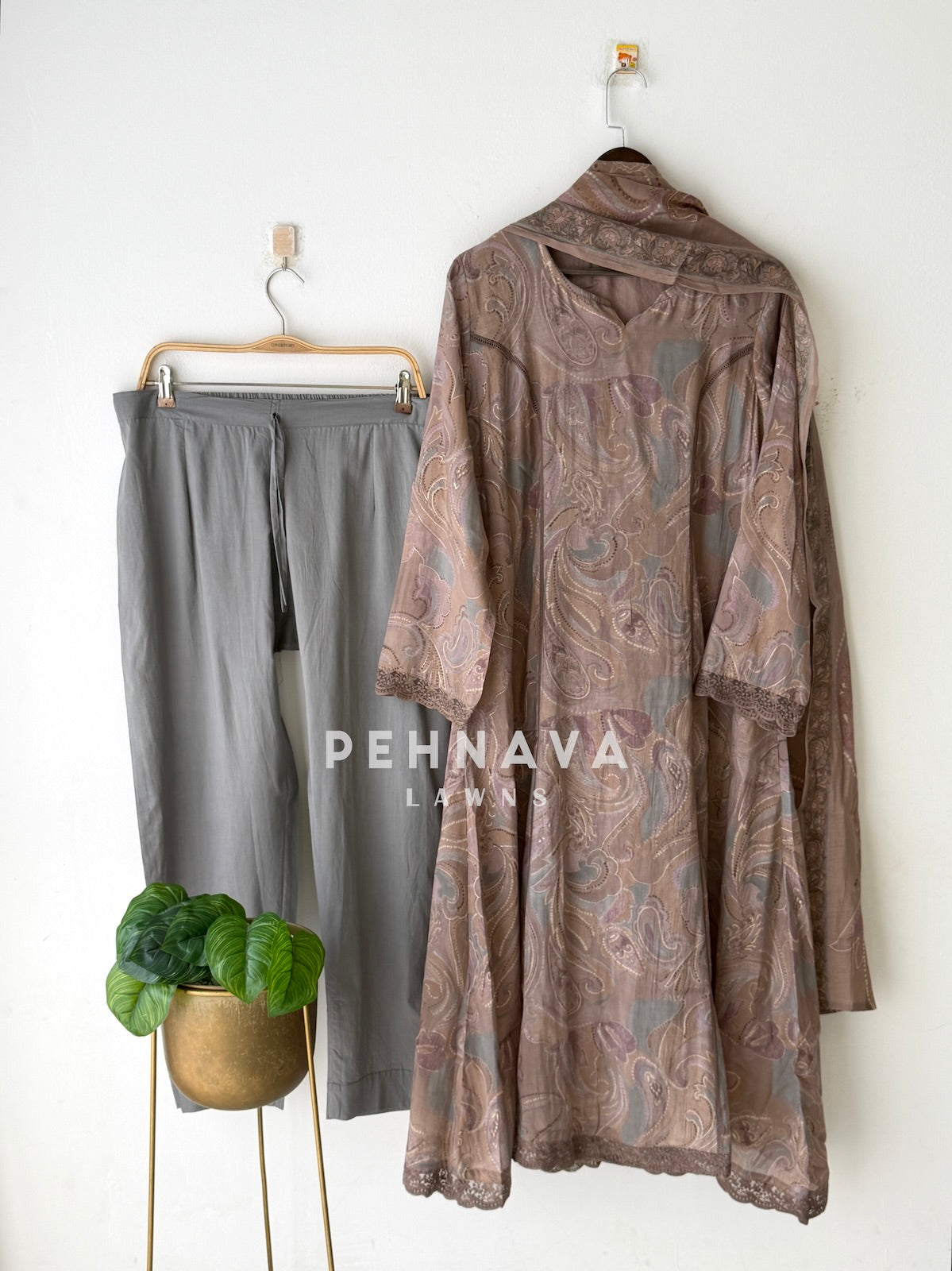 Floral Printed Three Piece Set-13051
