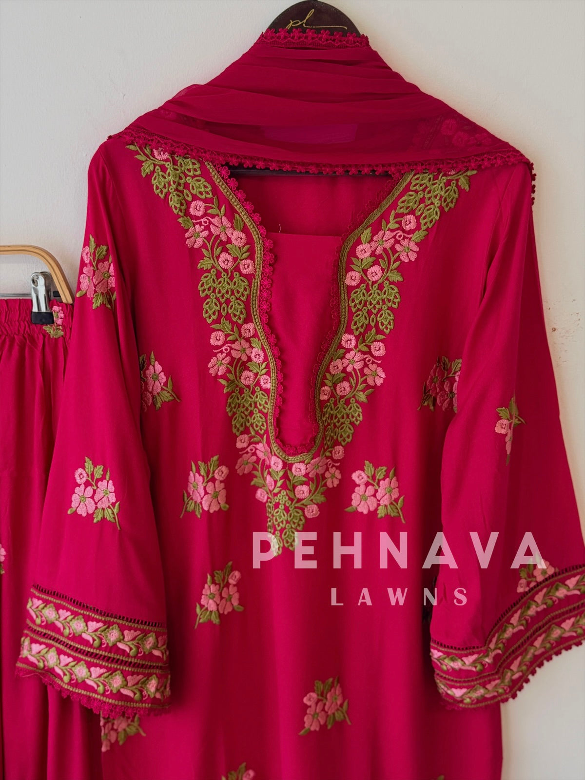 Floral Embroidered Farshi Salwar