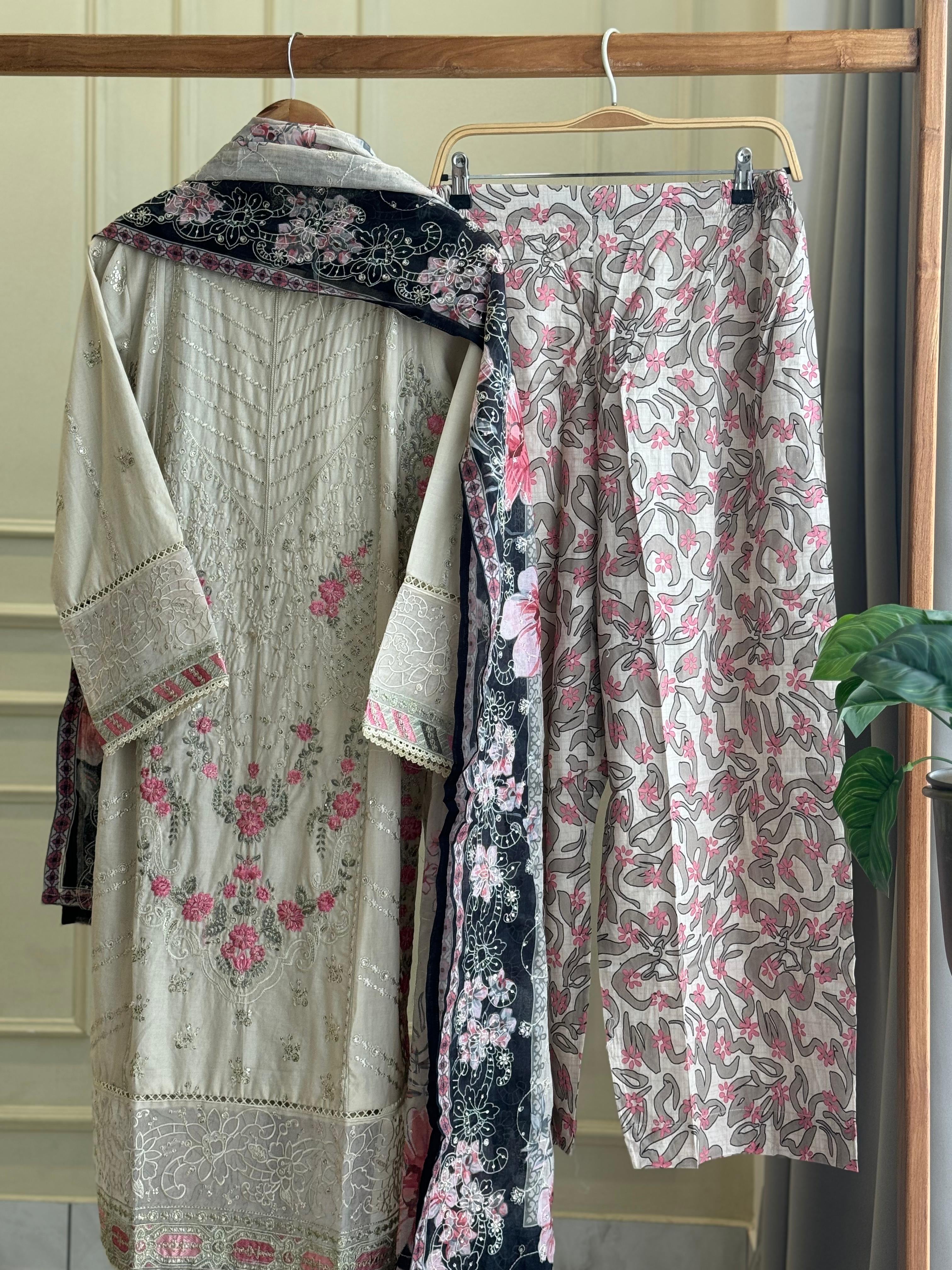 Premium Floral Embroidery Kurty