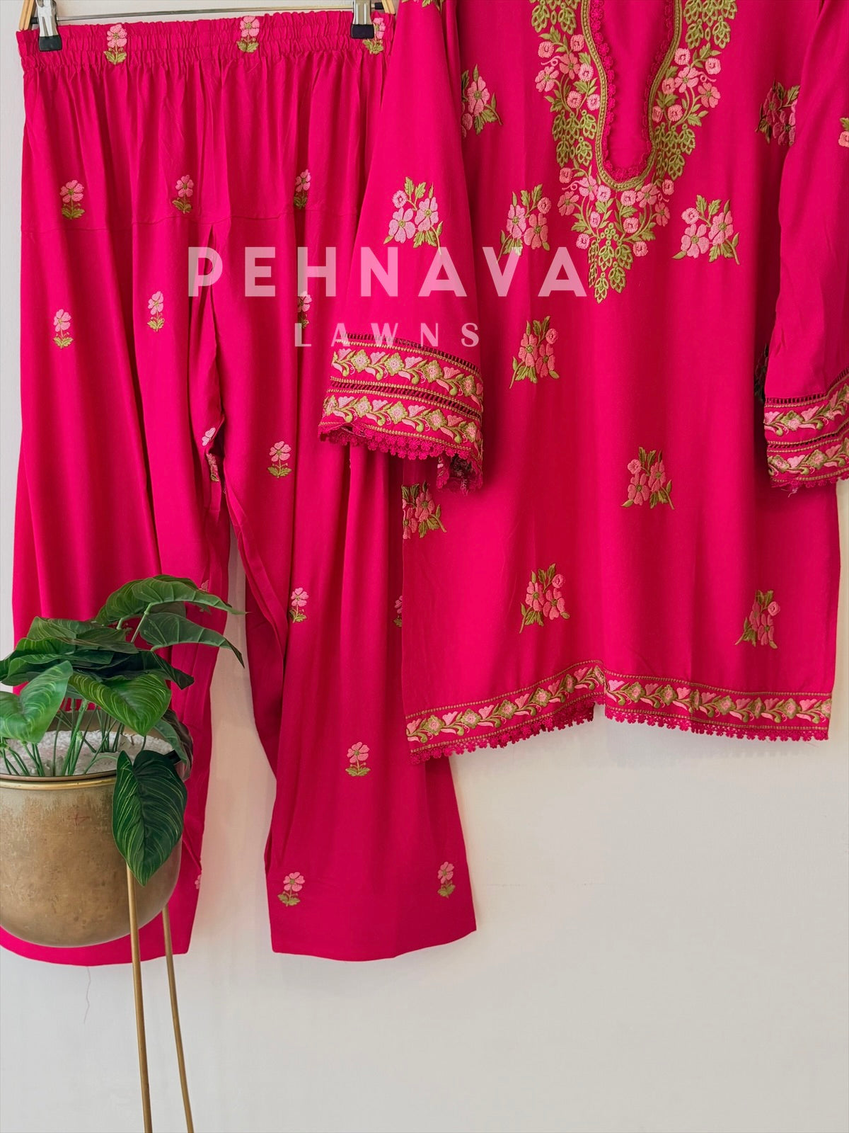 Floral Embroidered Farshi Salwar