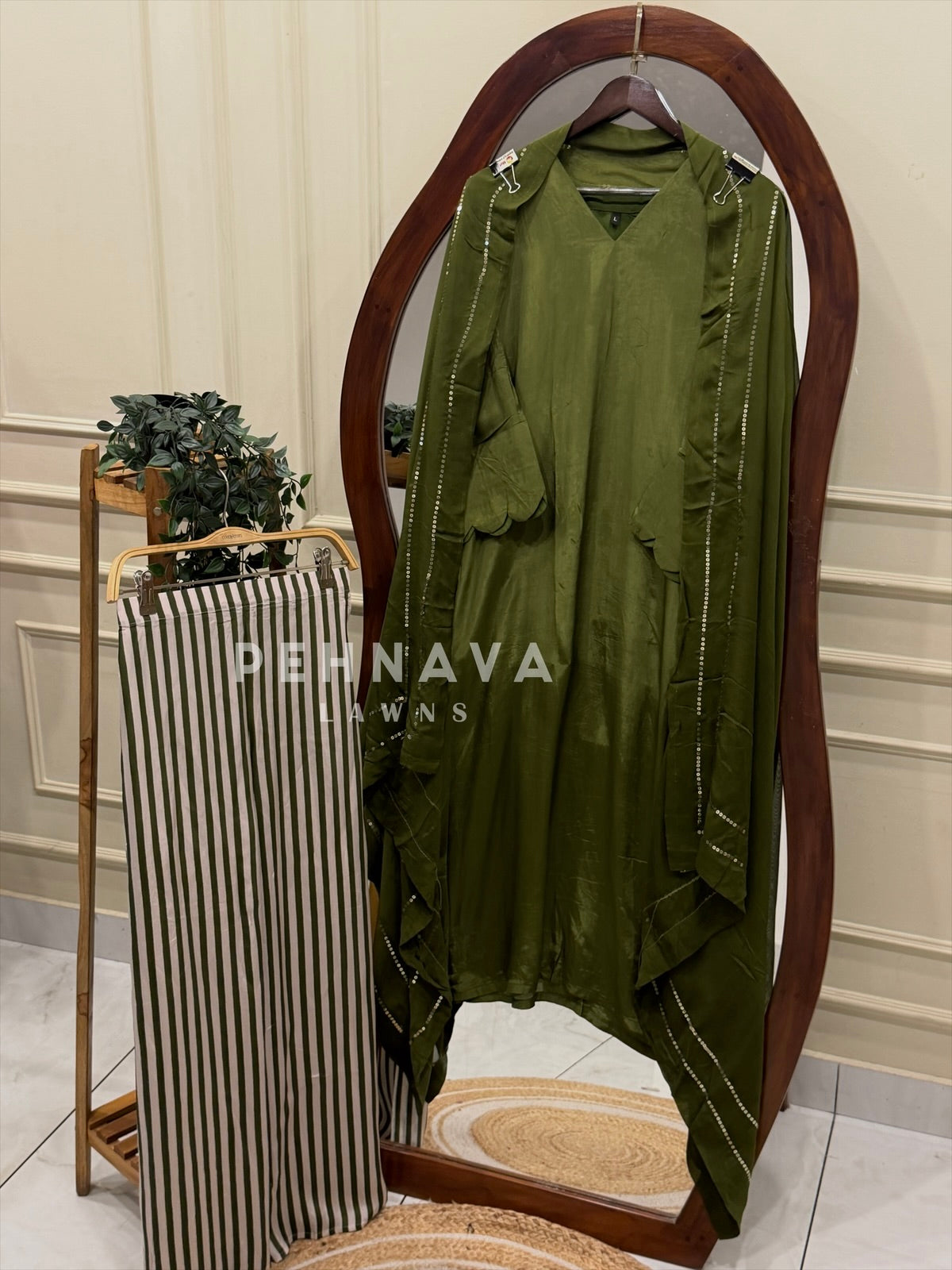 Premium Crepe Three Piece Ensemble 300