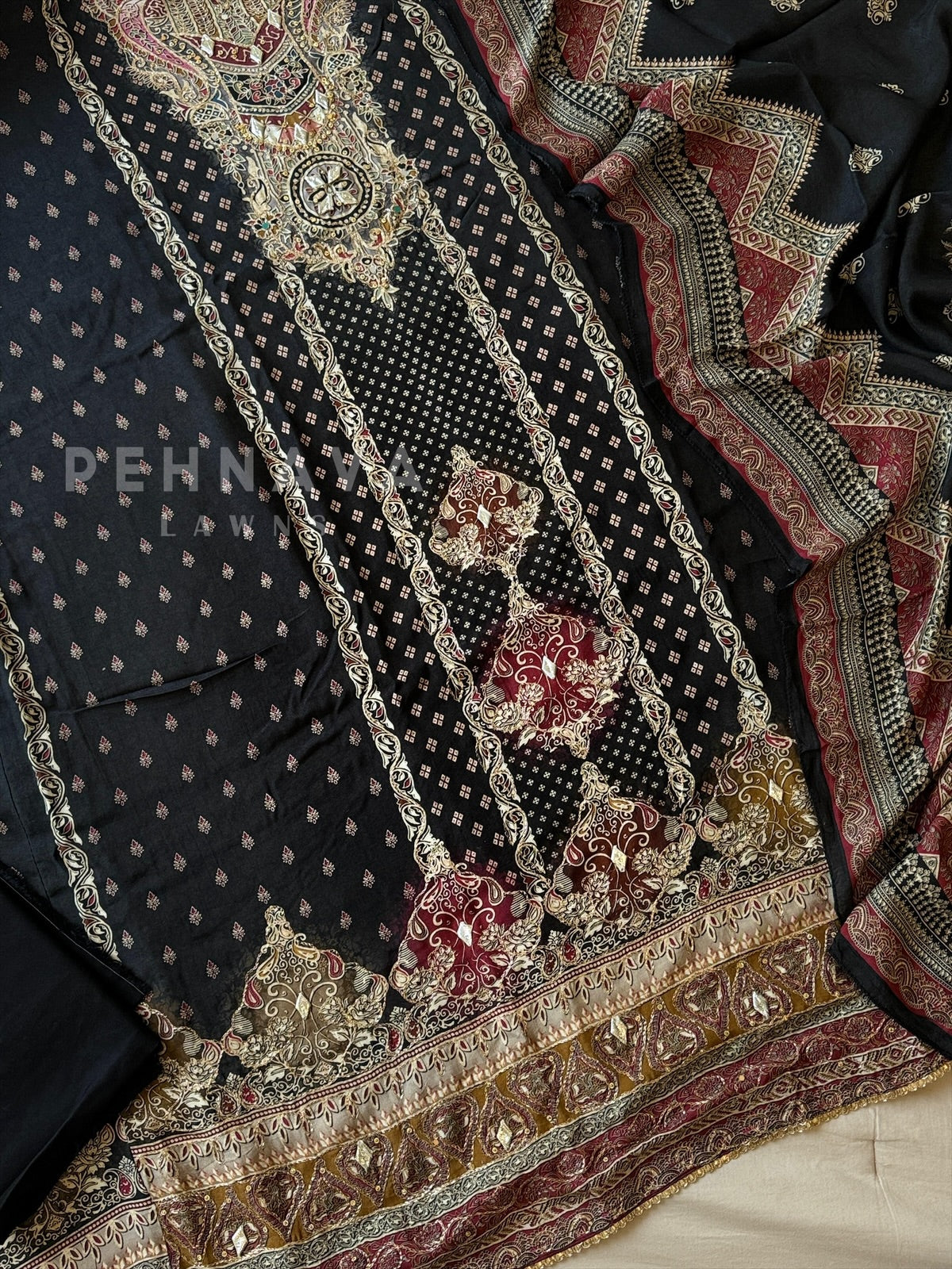 Muslin Unstitched Suit-