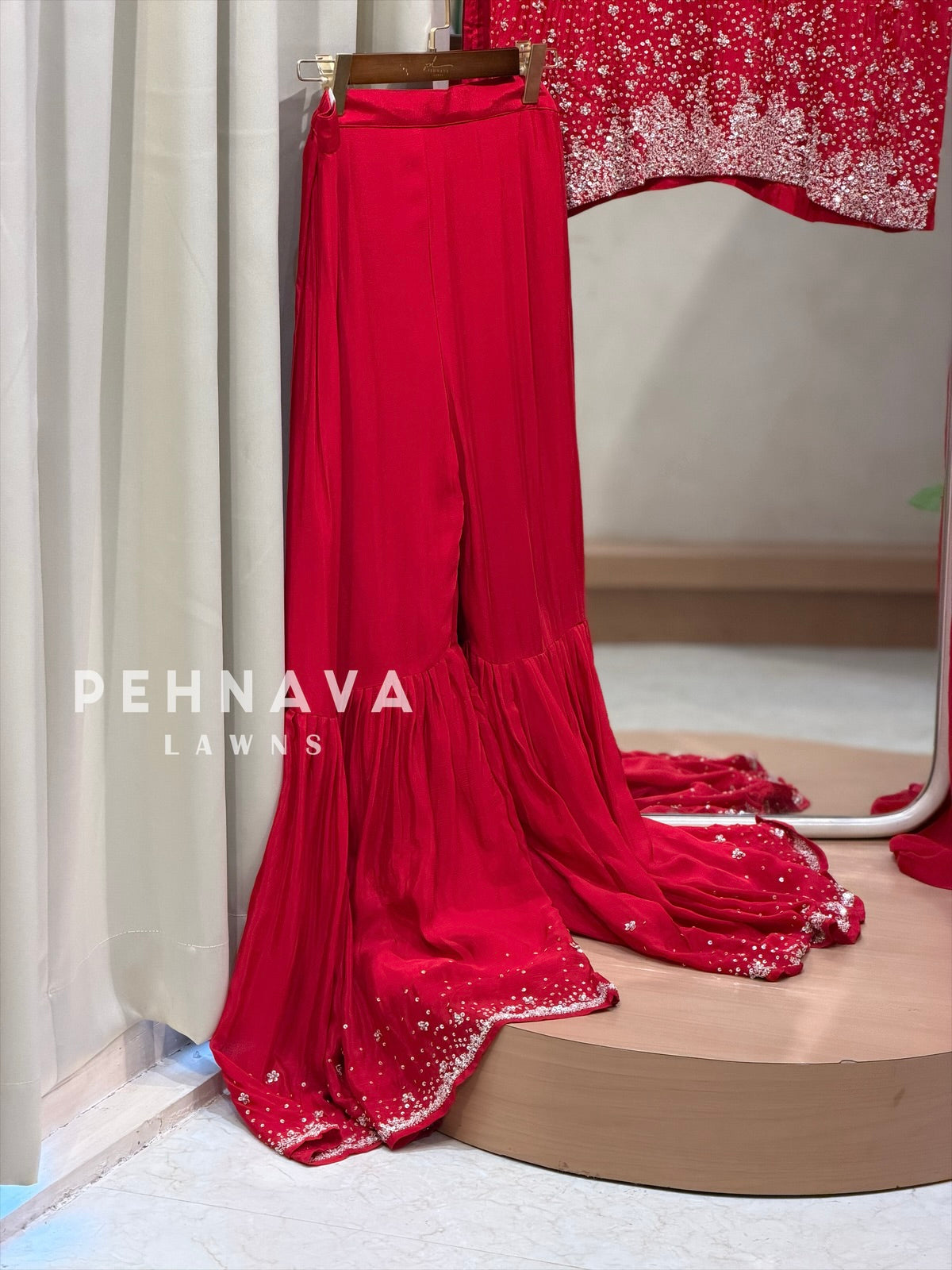 Premium Sequins Sharara Suit