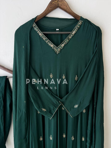 Premium Work Anarkali Set